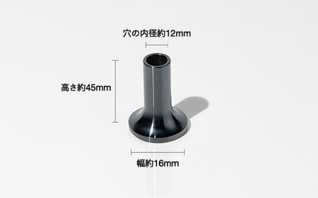 【削り出し】tsukasu ペン立て（鉄製・黒染処理） F20A-957