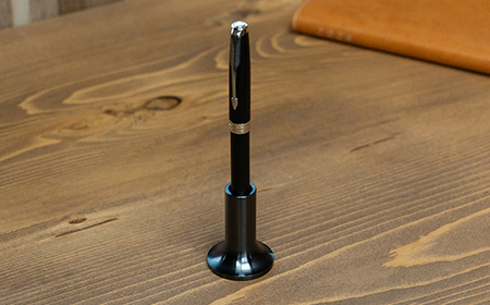 【削り出し】tsukasu ペン立て（鉄製・黒染処理） F20A-957