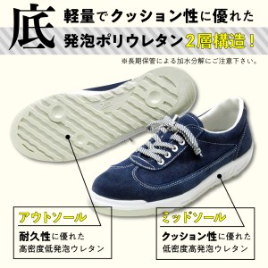 K-01822 青木安全靴SK110　【ベロアを使用したスニーカータイプ】