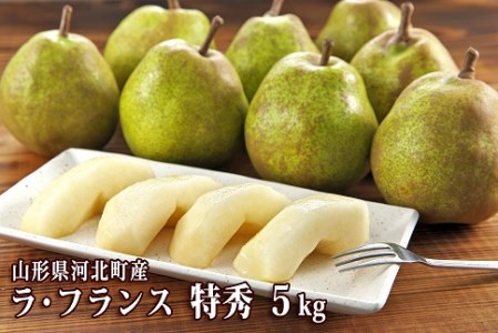 B-08621 山形県河北町産ラ・フランス5kg(特秀)