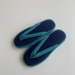 【Lサイズ・ブルー】帆布草履 1足【阿部産業】