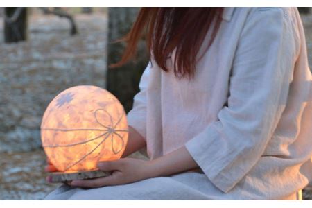 FYN9-990 【月山和紙のあかりたち】ランプシェード SHIZU/志津 | 山形