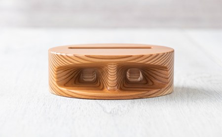 FYN9-640 木製 無電源 スピーカー MUKUNE （ムクネ） 充電タイプ 西山杉