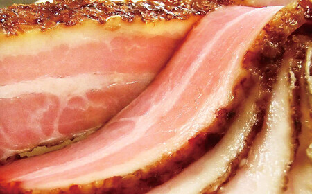 【簡易包装】薪・炭火仕上げ ベーコン セット 計840g(280g×3)(B-3-k)ベーコンブロック 北海道 北広島市 エーデル