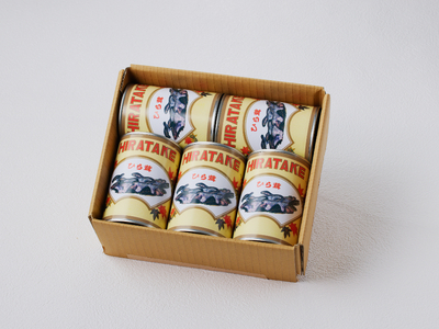 大江町柳川産 原木ひら茸水煮200g×5缶(固形量) 014-004