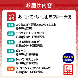 ≪先行受付≫ お・も・て・な・し山形フルーツ便【定期便全６回】 060-T06