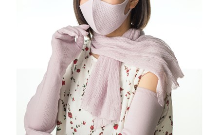 コットンストール春夏仕様 長さ80cm 幅50cm ピーチ 山形県大江町 ふるさと納税サイト ふるなび
