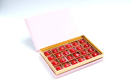 加温 さくらんぼ 佐藤錦 特秀Lサイズ 24粒 プレゼント ギフト チョコ箱入 2026年産 令和8年産 山形県産 ns-sntlc24