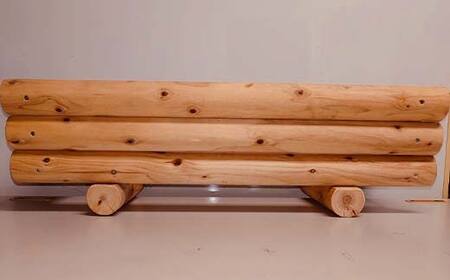 金山杉 プランターカバー（白木） 木製 花壇 ガーデニング 屋外 庭 ウッド  F4B-0577