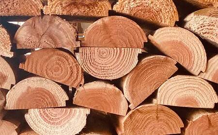 杉薪 半割り 23kg強 杉 薪 まき ストーブ アウトドア F4B-0616