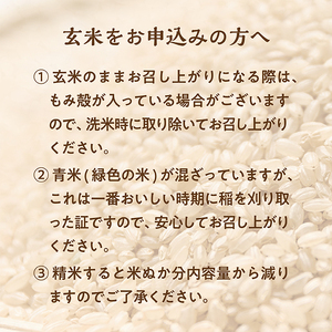 【令和6年産予約】特別栽培米　つや姫　玄米　5kg×1