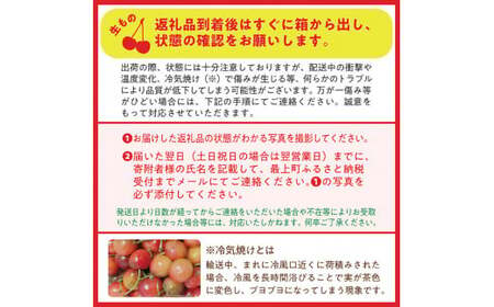 【令和6年産予約】 さくらんぼ「紅秀峰」 Lサイズ以上　バラ1kg