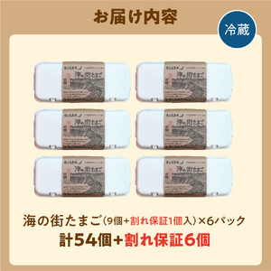 飛ぶ鳥農場　海の街たまご 60個 ｜ 鶏卵 平飼い 有精卵 北海道石狩市