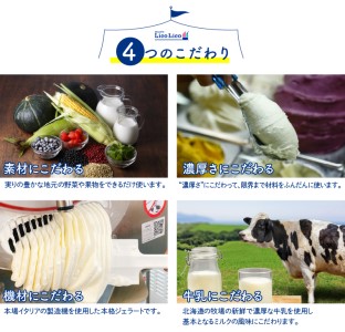 LicoLicoの北海道素材を使った自家製ジェラート・かぼちゃ＆ミルク(業務用/1,000ml×2)北海道石狩市 アイス スイーツ りこりこ