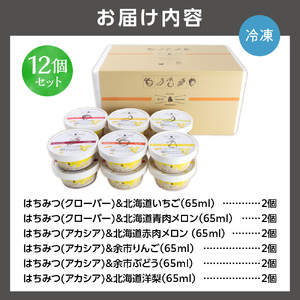 アイス 12個 無添加 北海道産フルーツ | アイス はちみつ デザート
