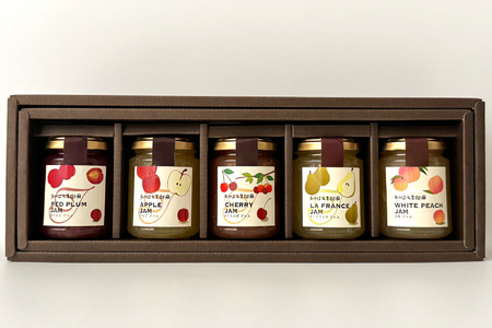 フルーツ ジャム 5本 セット [たかはた果樹園 山形県 高畠町 tk06ays650024]