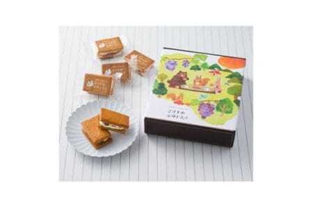 【期間限定発送】 バターサンド レーズンバターサンド こりすのふゆじたく 12個 [菓子工房COCOイズミヤ 山形県 高畠町 tk06ays920001]