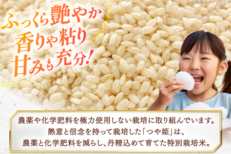 令和7年度 特別栽培米 つや姫 玄米 5kg [上和田有機米生産組合 山形県 高畠町 tk06ays640012]