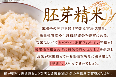令和7年度 特別栽培米 つや姫 胚芽精米 5分搗き米 5kg [上和田有機米生産組合 山形県 高畠町 tk06ays640014]