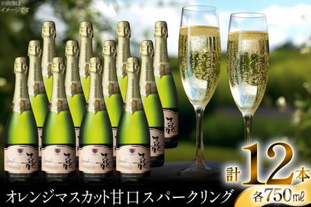 スパークリング 嘉 yoshi スパークリング スウィート 750ml 12本 [小田部商店 山形県 高畠町 tk06ayt180131]