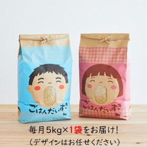 2022年12月発送開始『定期便』山形県産 はえぬき 玄米 5kg(5kg×1袋)全6回【5087201】