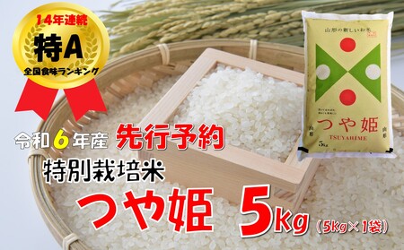 【令和６年新米  先行予約】山形県小国町産 つや姫5kg