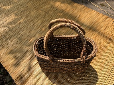 あけび・くるみミックス　つる細工かごバック【限定1個】