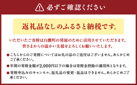 白鷹町への寄附（返礼品はありません） 50,000円 山形県 白鷹町 返礼品なし