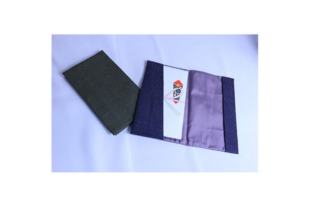 白たかお召　袱紗（ふくさ）～うぐいす～