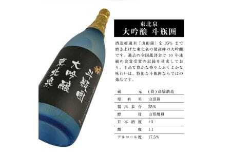 710　東北泉　大吟醸　斗瓶囲　1800ml　1本