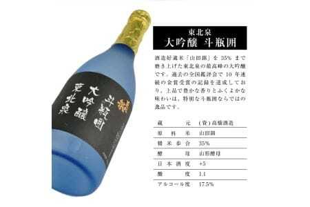 711 東北泉 大吟醸 斗瓶囲 720ml 1本