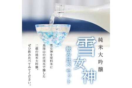 270 純米大吟醸「雪女神」飲み比べセット