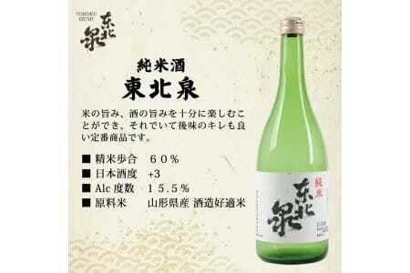 562 東北泉 おすすめ純米酒セット 720ml×4本