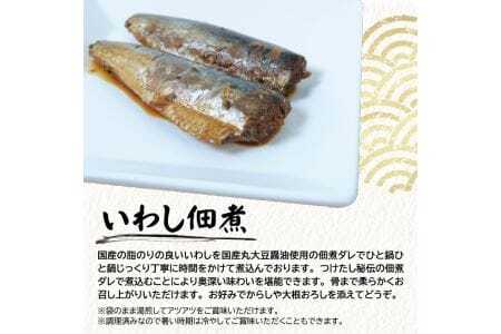 801 じっくりコトコト丁寧に煮込んだ「国産いわしの佃煮」2尾×5パック