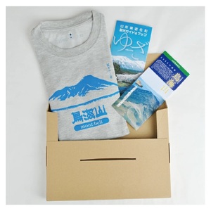 1175M mont-bell(モンベル)鳥海山Tシャツ 鳥海山登山マップ