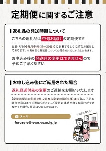 1364T02　【定期便】遊佐産はえぬき5kg×3ヶ月連続（2月～4月）