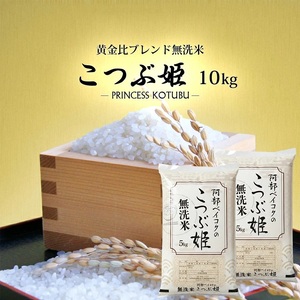 1380R07M09a　無洗米 こつぶ姫 5kg×2袋 計10kg　9月上旬