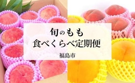 No.0292 先行予約フルーツ定期便【全4回】 もも(あかつき)もも(川中島白桃 )もも(黄貴妃&ゆうぞら)もも(さくら白桃)各2kg