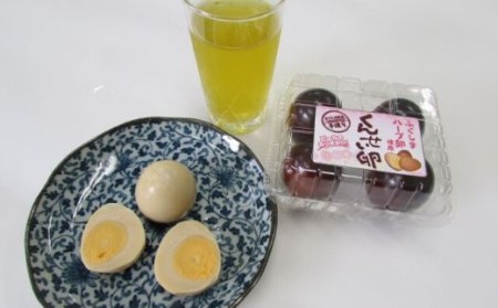 No.0691 福島産ハーブ卵のくんせい卵　４個入りパック×６個