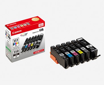 No.0805 キヤノン インクタンク BCI-351XL+350XL/6MP マルチパック(大容量)