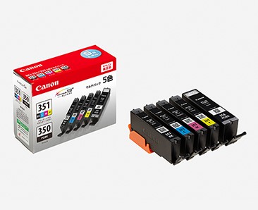 No.0806 キヤノン インクタンク BCI-351+350/5MP マルチパック(標準)