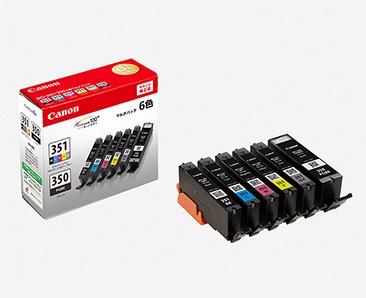 No.0807 キヤノン インクタンク BCI-351+350/6MP マルチパック(標準)