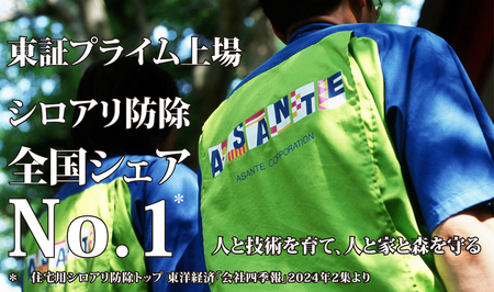 シロアリ 防除作業一式 5平米 チケット (1万6500円分)｜白アリ 白蟻 防除 対策 会津若松市 家 自宅 実家 別荘 クーポン 補助券 割引券 利用券 アサンテ [0905]