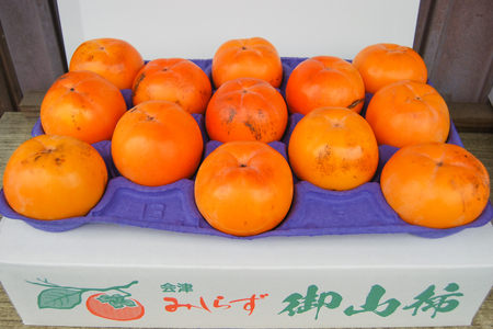 会津身しらず柿 (訳あり・家庭用) 約4.5kg (13個から20個入り) 渡部柿園産｜会津若松 訳アリ 果物 フルーツ 柿 みしらず かき カキ 会津身不知柿 令和7年 2025年 旬 [0937]