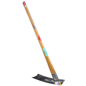 姫鍬の平鍬-畔塗りもできる田畑タイプ 3.5 尺柄付き｜クワ くわ 鍬 農機具 畑仕事 畑 農園 農業 農業用品 耕作鍬 農作業 除草作業 除草 草取り 草とり 鍛冶屋 庭 植物 家庭菜園 庭作業 草ぬき 土壌 [0864]