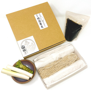 会津頑固手打ち生そば 3人前 本わさび薬味付き｜そば 蕎麦 手打ち 生そば そば屋 蕎麦屋 会津そば おそば 会津蕎麦 会津 会津若松 冷蔵 會津 きり屋 桐屋 [1079]