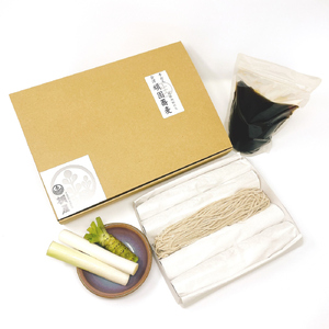 会津頑固手打ち生そば 5人前 本わさび薬味付き｜そば 蕎麦 手打ち 生そば そば屋 蕎麦屋 会津そば おそば 会津蕎麦 会津 会津若松 冷蔵 會津 きり屋 桐屋 [1080]