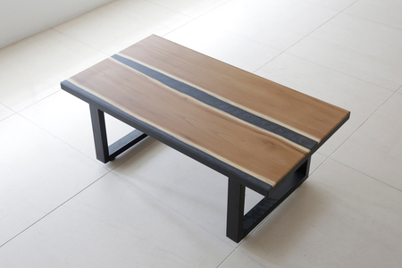 会津UV漆 レジン テーブル (大) [0617]