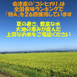 二瓶商店の会津若松市産コシヒカリ 玄米 10kg｜令和7年 2025年 会津産 米 お米 こめ コメ 玄米 こしひかり 新米 [0967]