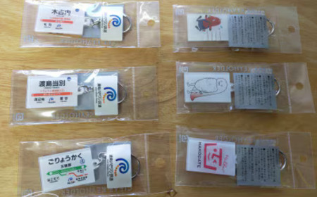【道南いさりび鉄道】1日フリーきっぷ「いさりび1日きっぷ」と駅名キーホルダー3個セット 【 ふるさと納税 人気 おすすめ ランキング 切符 きっぷ 1日券 1日きっぷ いさりび いさりび鉄道 キーホルダー 駅名 セット ギフト 贈答 北海道 北斗市 送料無料 】 HOKAQ001